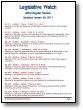 Legislative Watch